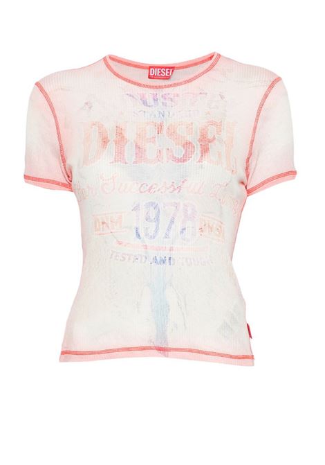 t-iana t-shirt woman pink DIESEL | A23519 0HGCN42AA